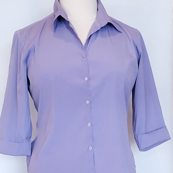 Paul Harris Design Purple Blouse L - Picture 1 of 6
